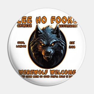 Werewolf Chinese Restaurant Pin