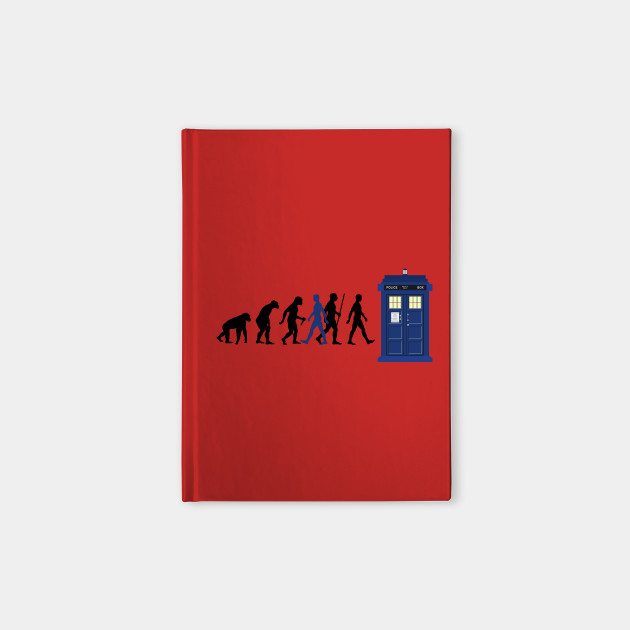EVOLUTION Of Humans - Blue Police Public Call Box 4