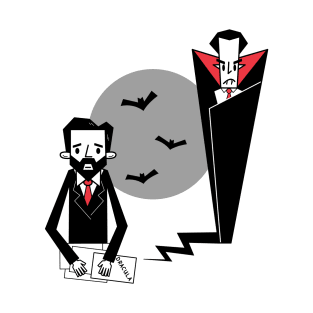 Dracula and Bram Stoker T-Shirt