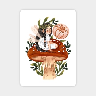 Mushroom Fairy Magnet