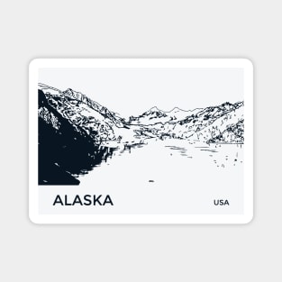 Alaska USA Magnet