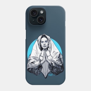 Liv Ullmann - An illustration by Paul Cemmick Phone Case