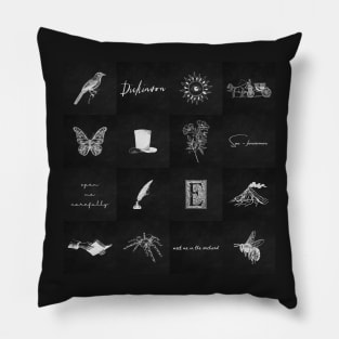 DICKINSON SERIES ART MONOCHROME PATTERN DESIGN MERCH Pillow