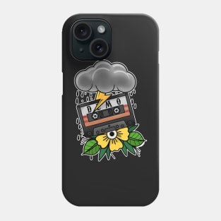 Tattoo Art Demo Tape With Cloud and Flower Phone Case