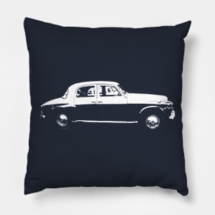 Rover P4 1950s British classic car side view Pillow