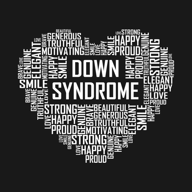 Down Syndrome Heart by LetsBeginDesigns