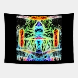 Abstract Monster Trippy Art Tapestry