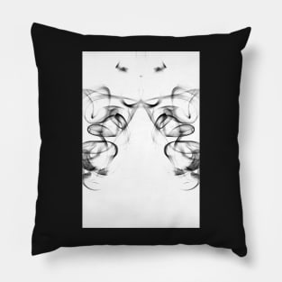 Unique and organic Smoke art rib Pillow