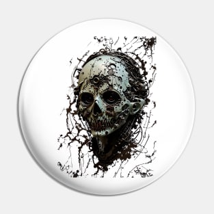 Nightmare's Delight: Haunting Zombie Halloween Spectacle Pin