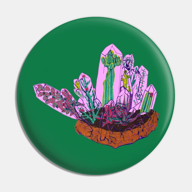 Crystal Terrarium Pin by RaLiz