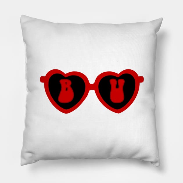 bostn sunglasses Pillow by Rpadnis