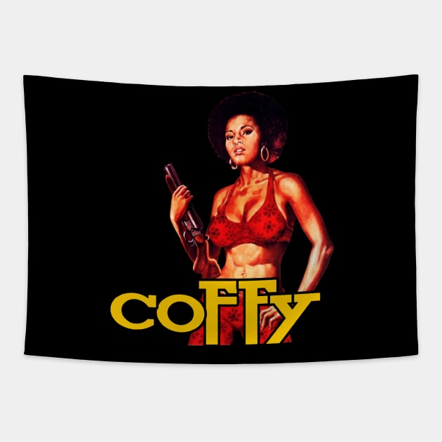 gun coffy Tapestry by penakucerdas