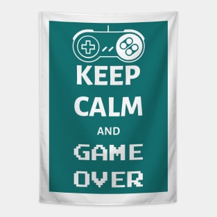 Keep calm and game over Tapestry