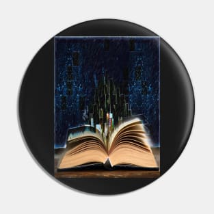 Book in the City lights Pin