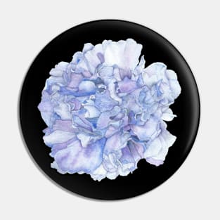 Blue Hibiscus Pin