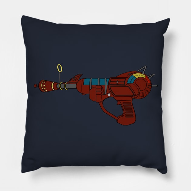 Ray Gun Pillow by maplefoot