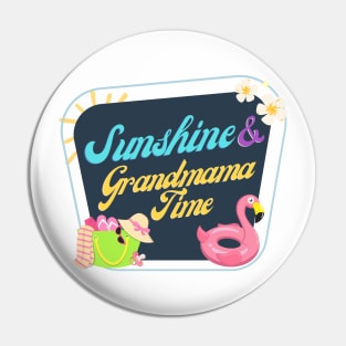 Sunshine and Grandmama Time Pin