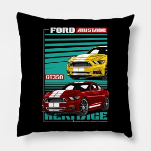 Iconic V8 Mustang GT350 Car Pillow