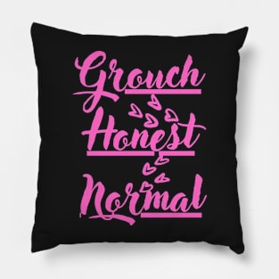 States of Mood Series. Grouch honest normal Pillow