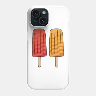 Summer Popsicle Pair Illustration Phone Case