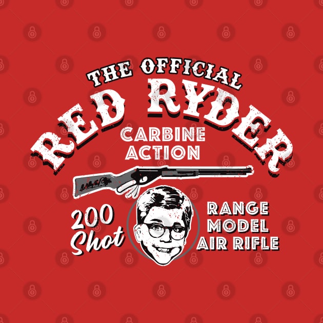 Red Ryder Official Carbine Action 200 Shot Range Model Air Rifle Christmas Story by Alema Art