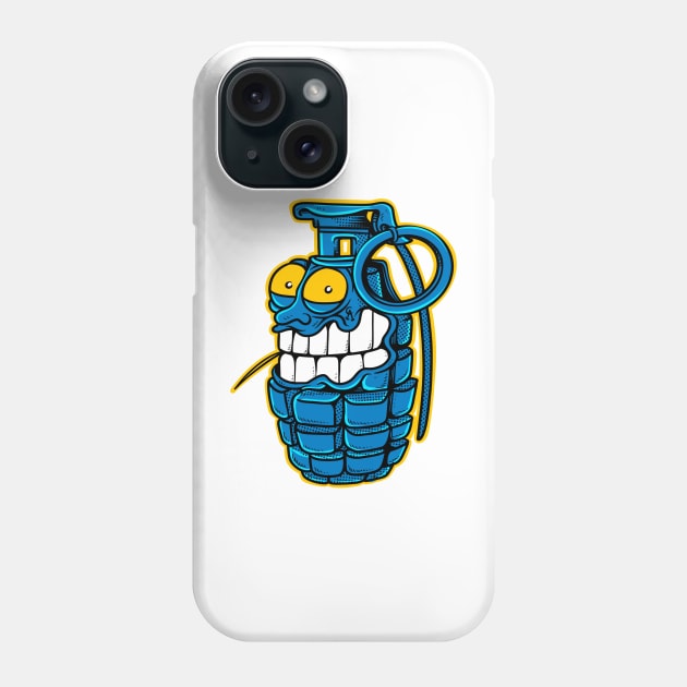 Crazy grenade Phone Case by Joe Tamponi