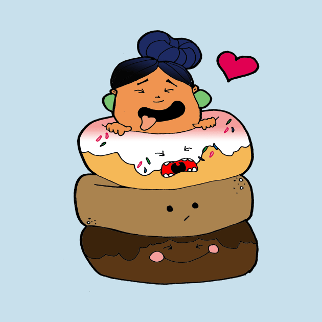 love in a doughnut by mylittlenative