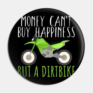 Motocross money happy bike Pin