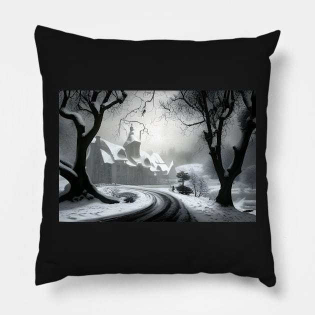 Winter is coming... Pillow by FineArtworld7