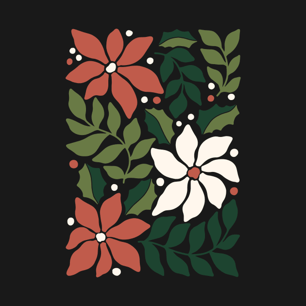 Christmas Flowers by JunkyDotCom