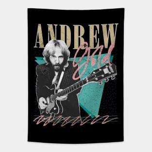 Andrew Gold / Reto 80s Style Fan Design Tapestry