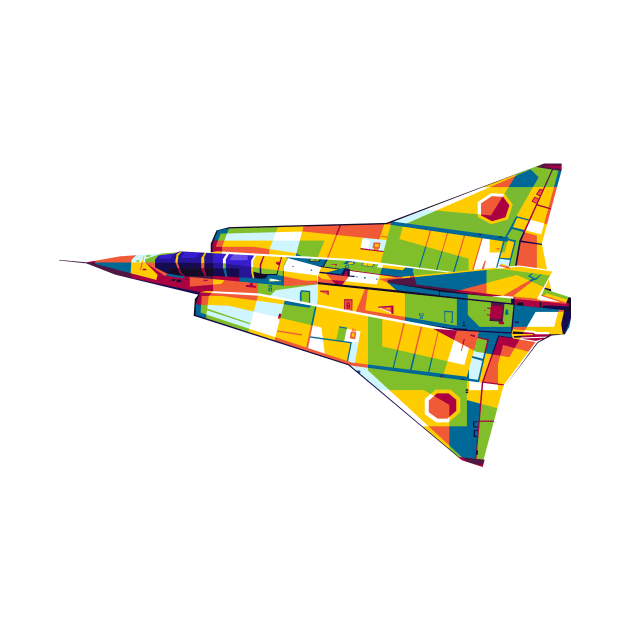 Saab SK 35C Draken by wpaprint