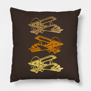 Take to the Air Prop Engine Planes Pillow