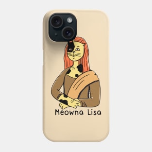 Meowna Lisa: Mona Lisa Cat Phone Case