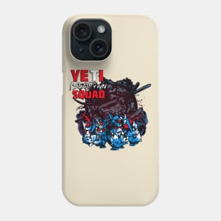 YETI Beatdown Squad (Half Text - Blue and Red) Phone Case