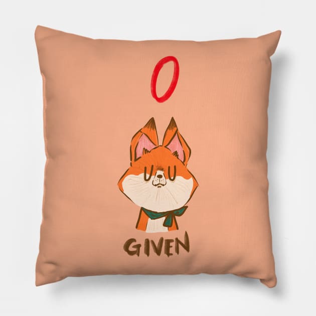 Zero Fox Given Pillow by Fluffymafi