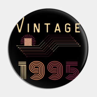 27 Year Old Retro Gift Vintage 1995 Classic Pin