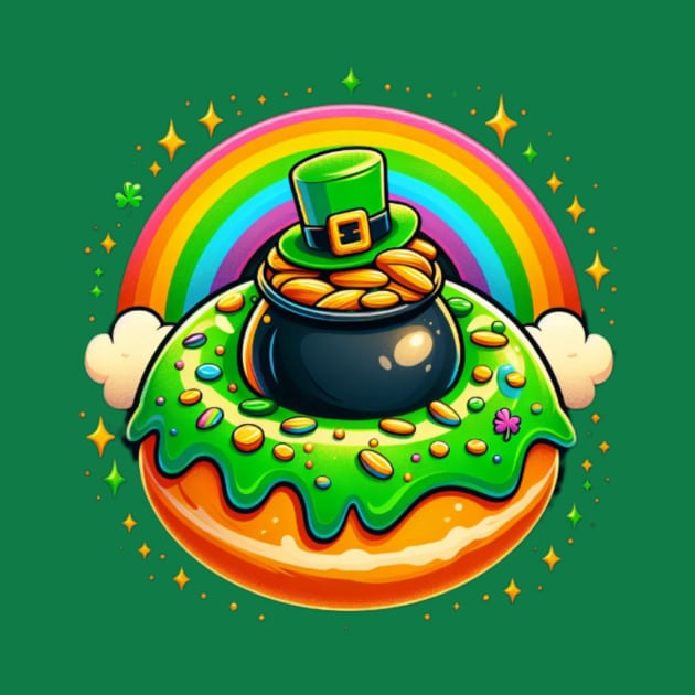 Pot 'O Gold Donut by Donut Duster Designs