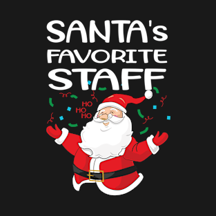 Santa's Favorite Staff T-Shirt