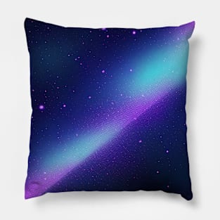 light reflections on starry backdrop Pillow