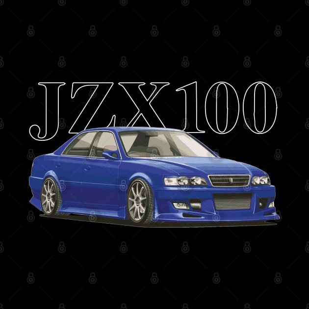 JZX100 TRD 8l4 blue CHASER MARK II tOYOTA Drift 1jz street car VERTEX KIT by cowtown_cowboy