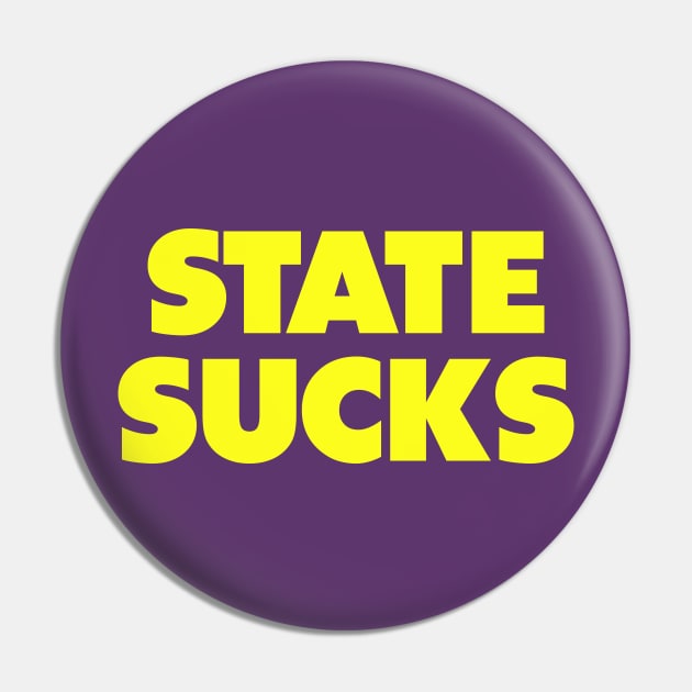 State sucks - Michigan/ECU college gameday rivalry Pin by Sharkshock