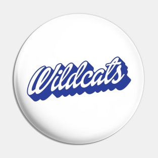 Wildcats Script Pin