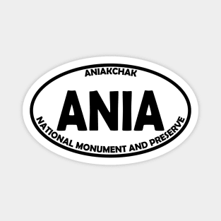 Aniakchak National Monument and Preserve oval Magnet