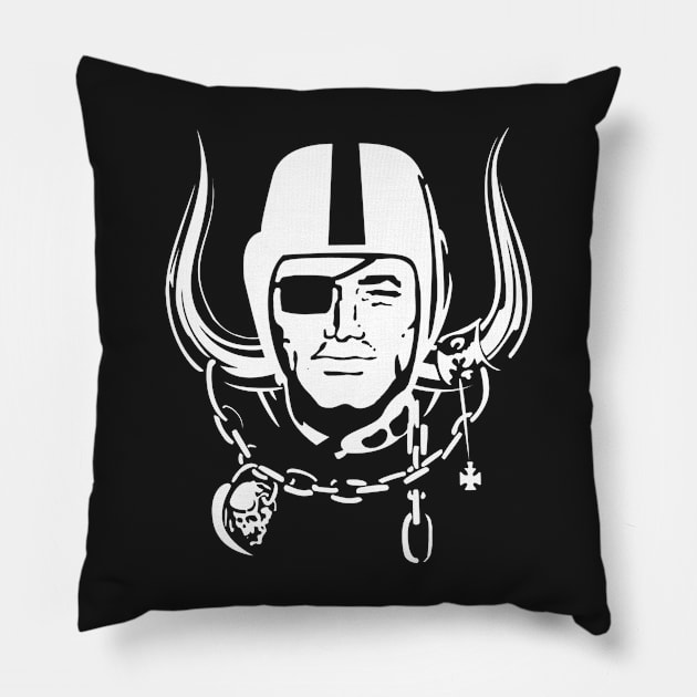 Metal Football Pillow by bentWitch