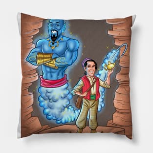 The Genie in the Lamp Pillow