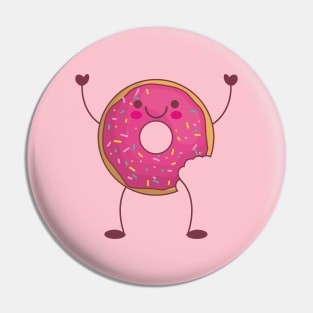 Kawaii Happy Baby Donut Pin