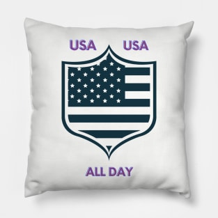 USA ALL DAY Pillow