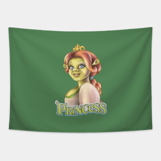 Princess Fiona Tapestry by Ellador