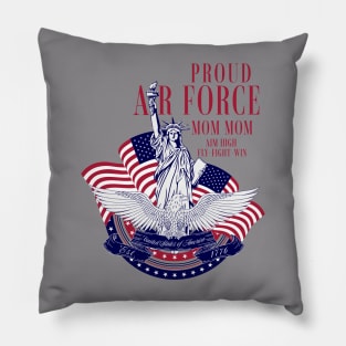 Proud Air Force-Airman Mom Mom Pillow